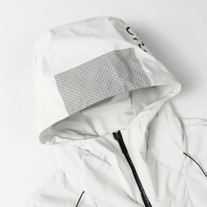 Moncler Monogramm Windbreaker Herren Leichte Übergangsjacke mit Logo-Print Kapuze Stilvoll