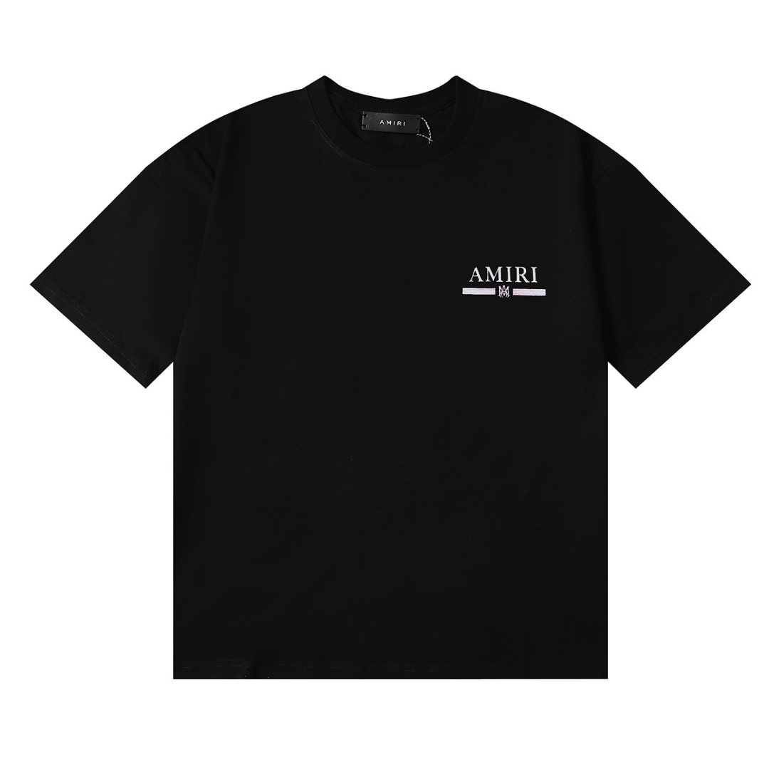 Amiri M.A Logo Bar T-Shirt – Luxuriöses Designer Baumwollshirt für Herren