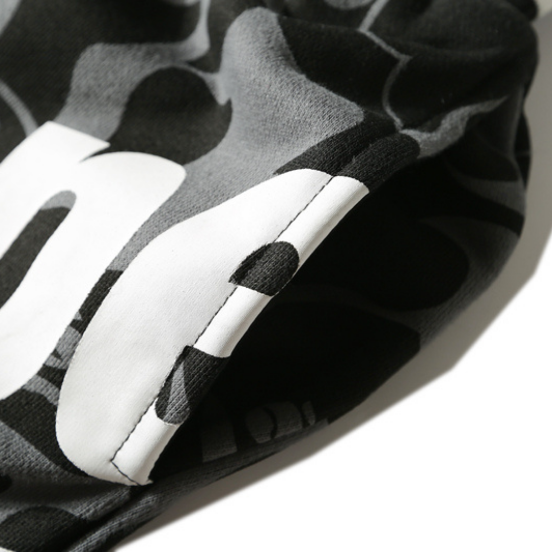 BAPE Streetwear Shorts Unisex – Ikonisches Japanisches Affen-Logo Design – Exklusiver Komfort