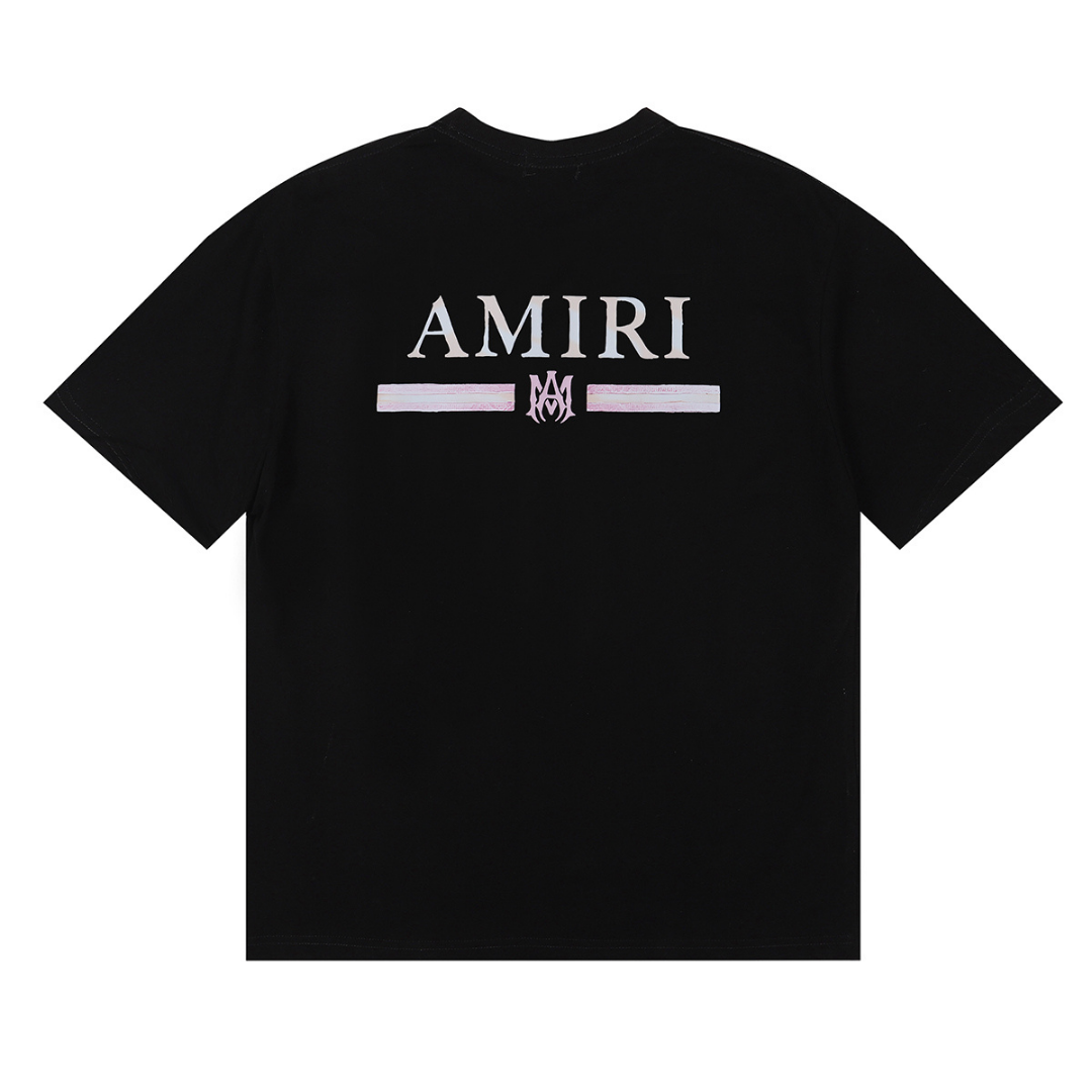 Amiri M.A Logo Bar T-Shirt – Luxuriöses Designer Baumwollshirt für Herren