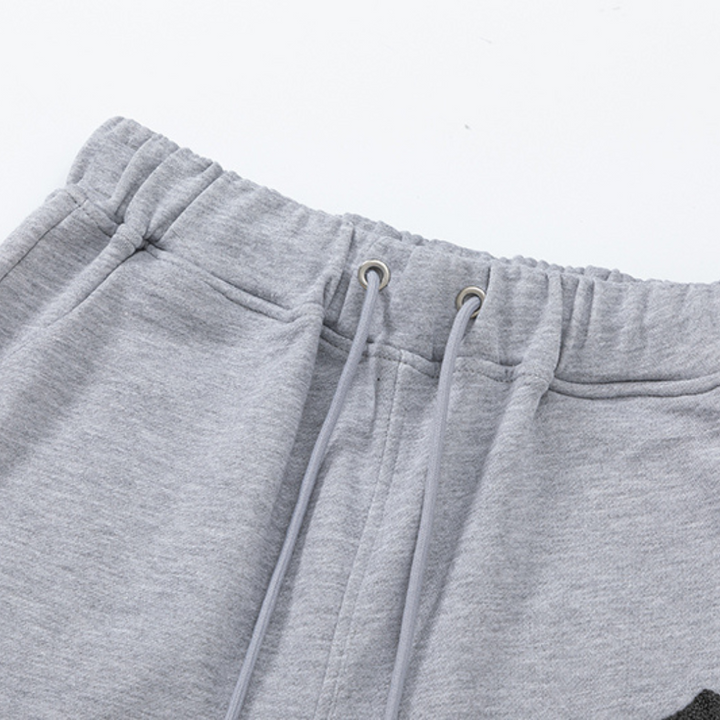 Trapstar Decoded Grau Shorts Set | Urban Streetwear Lässiger Trainingsanzug