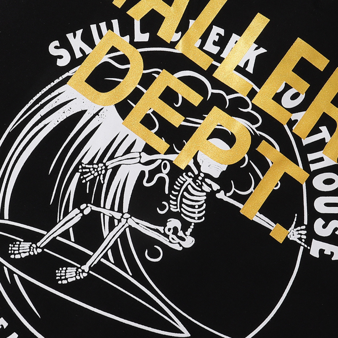 Gallery Dept. Vintage-Streetwear T-Shirt: Lässiger Oversize-Fit, Handbemalte Kunst, Unisex