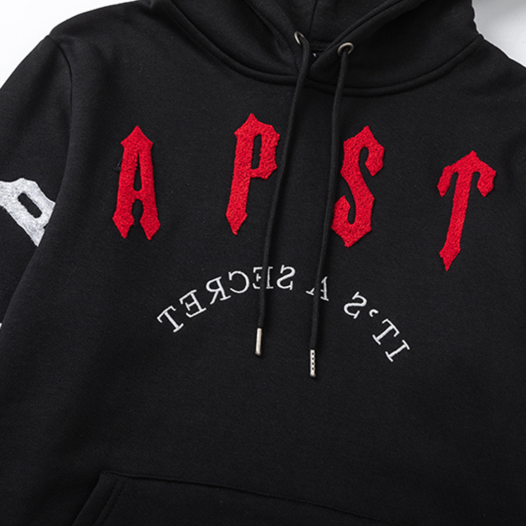 Exklusiver Trapstar Gradient Rot Secret Trainingsanzug – Stilvoller Streetwear-Look für Ihn