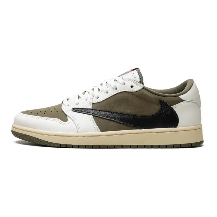 Exklusiver Air Jordan 1 Low OG SP Travis Scott 'Medium Olive' Sneaker