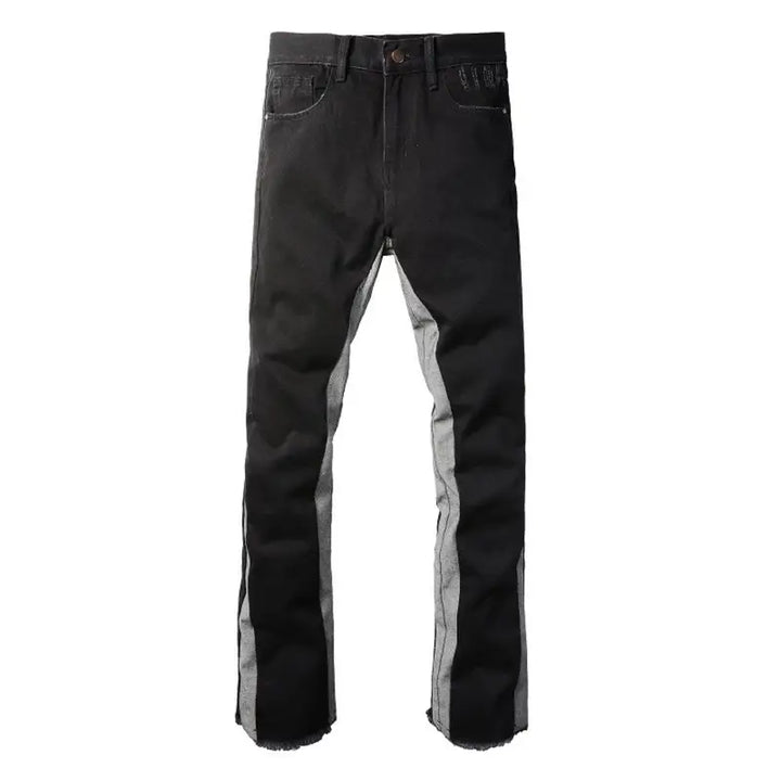 Exklusive Amiri Flared Jeans: Schwarze Grau Waschung, Premium Denim, Rock-Chic Style
