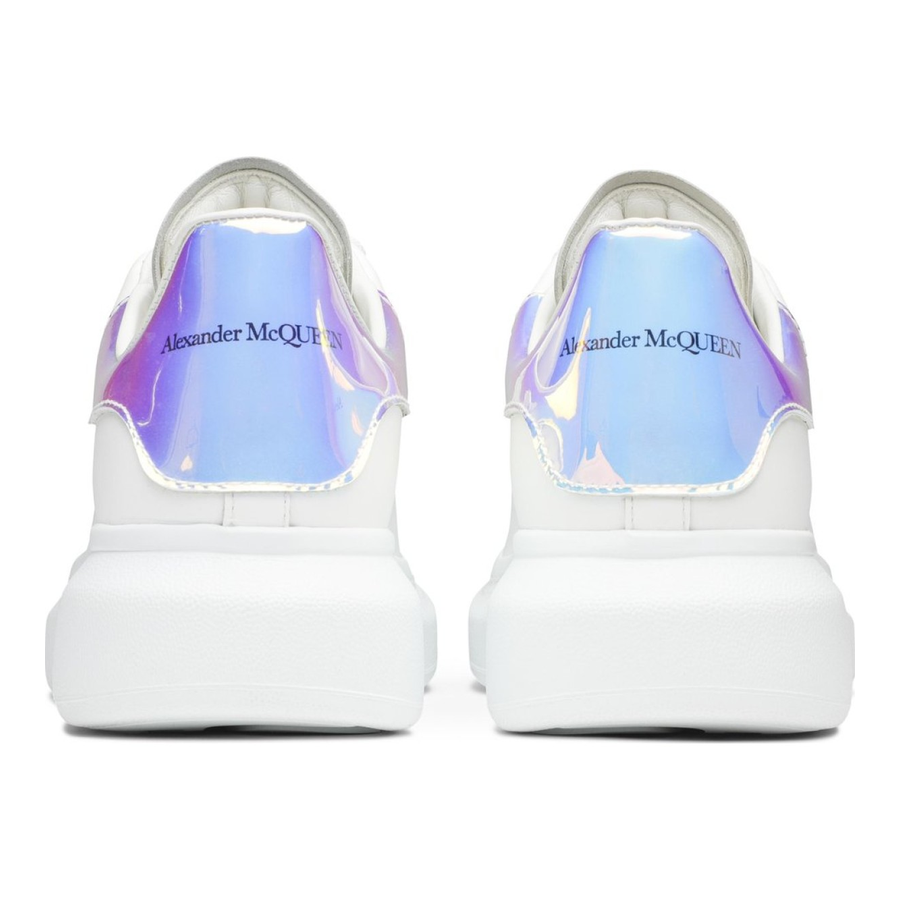 Alexander McQueen Schillernde Schwarz-Weiß Sneaker – Luxuriöser Streetwear-Stil