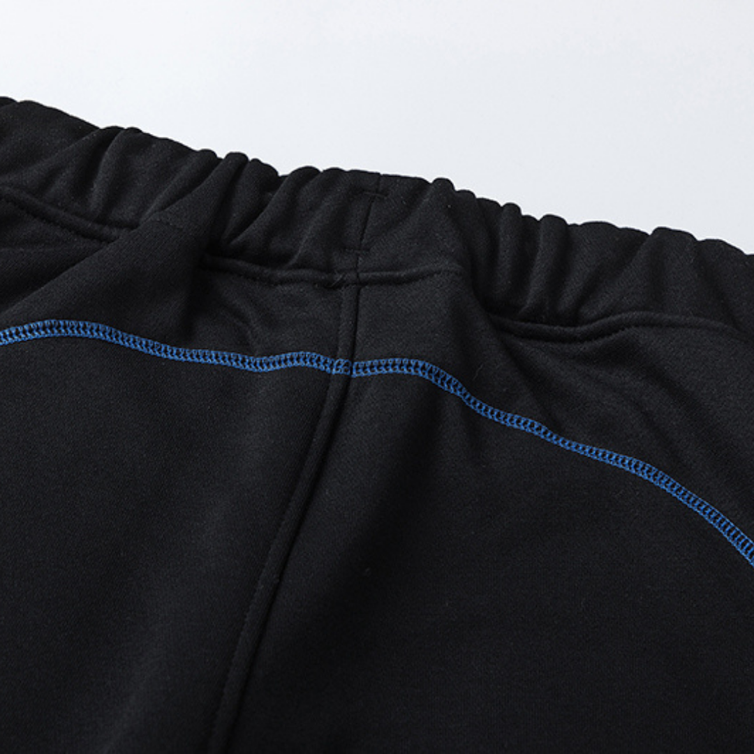 Trapstar Irongate Arch Chenille Trainingsanzug Schwarz-Blau für Herren