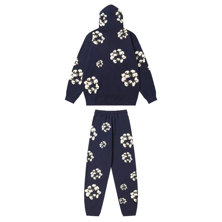 Denim Tears Kaktus Blau Trainingsanzug – Stylisches Designer-Set