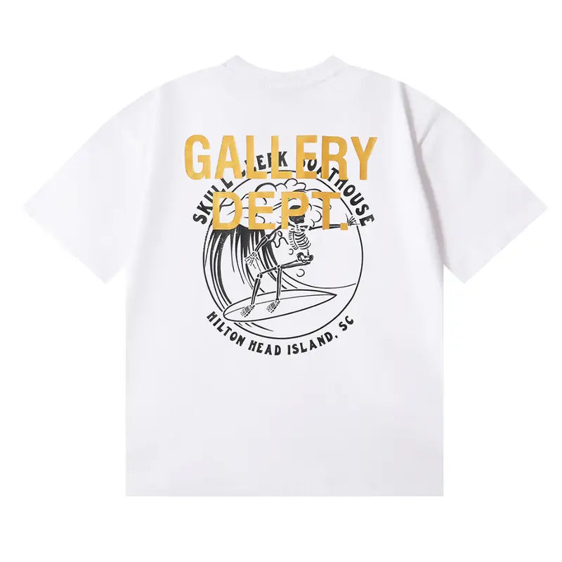 Gallery Dept. Künstlerisches Oversized T-Shirt – Handgefertigtes Streetwear-Statement Design