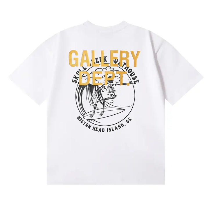 Gallery Dept. Künstlerisches Oversized T-Shirt – Handgefertigtes Streetwear-Statement Design