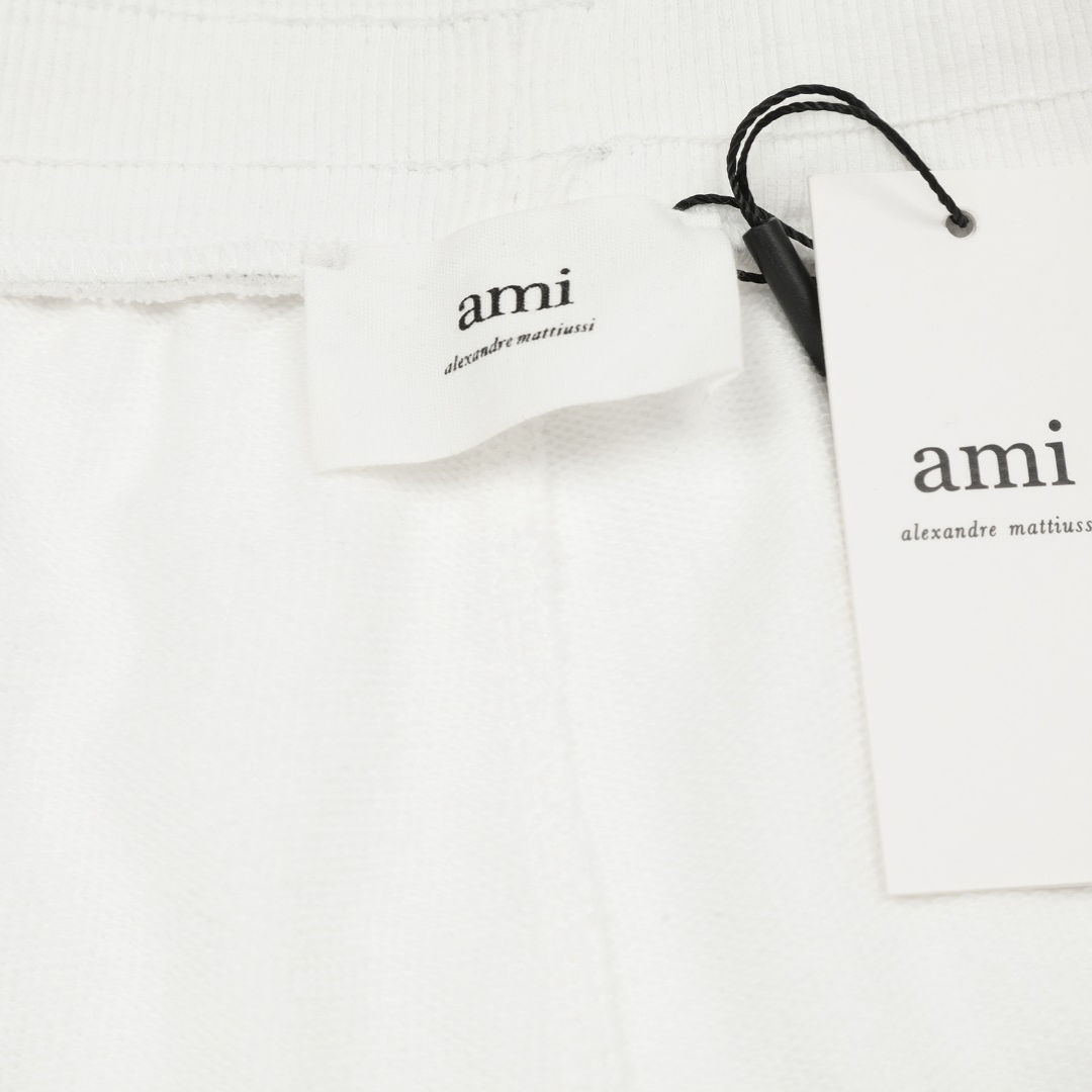 AMI Paris Bequeme Herren Shorts Baumwolle Casual Sommer Sport Kurz Hose