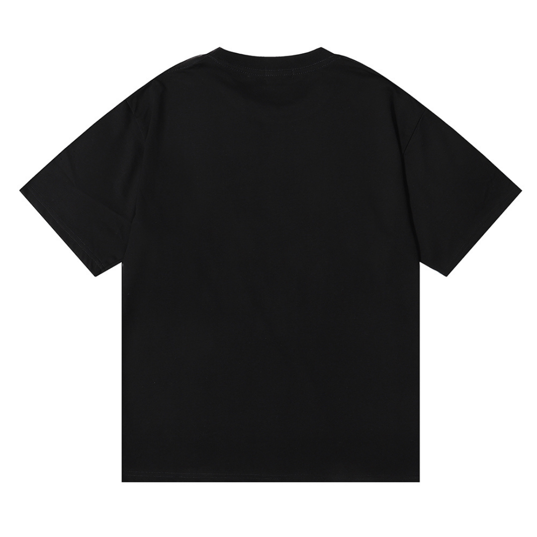 Luxuriöses Amiri M.A Bar T-Shirt Herren Baumwolle Designer Streetwear Schwarz