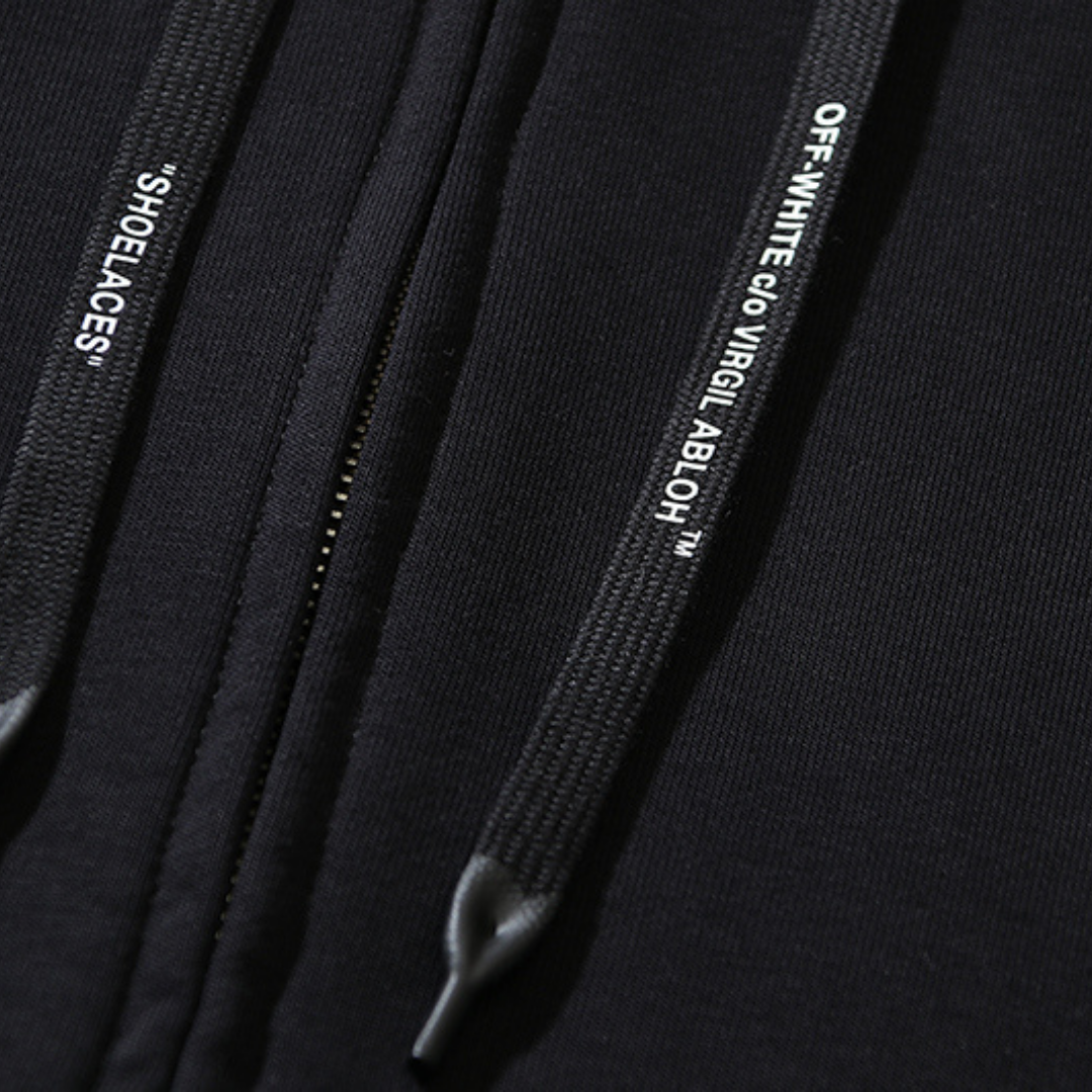 OFF-WHITE Exklusiver Monogramm Hoodie – Luxuriöser Streetwear Stil für Herren