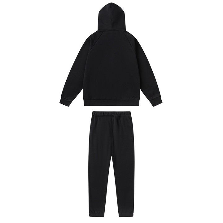 Exklusiver Trapstar Decoded 2.0 Kapuzen-Trainingsanzug Schwarz Grün – Premium Streetwear Set