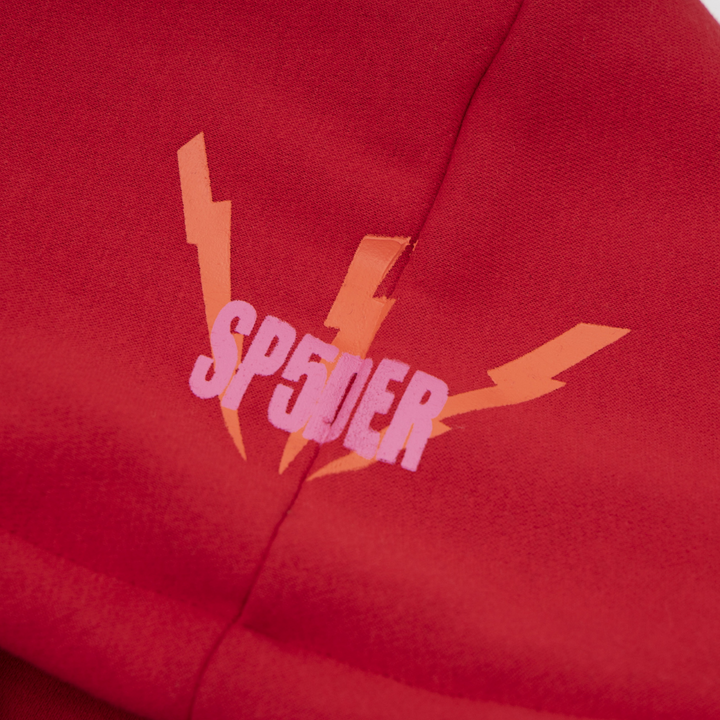 SP5DER Tracksuit Schwarz Rot – Bequemer Streetwear Anzug für Stil & Komfort