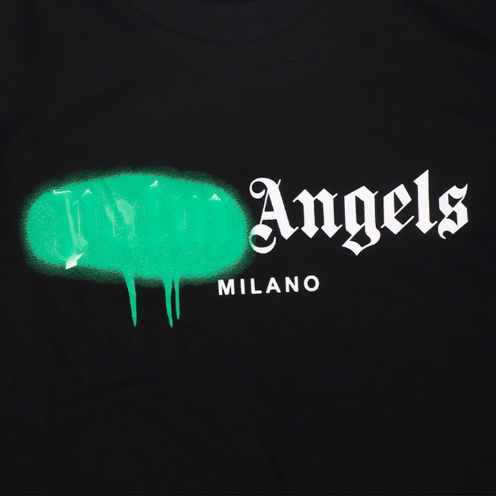 Exklusives Palm Angels Milano T-Shirt: Premium Baumwolle, Stylischer Print, Luxus Streetwear für Herren
