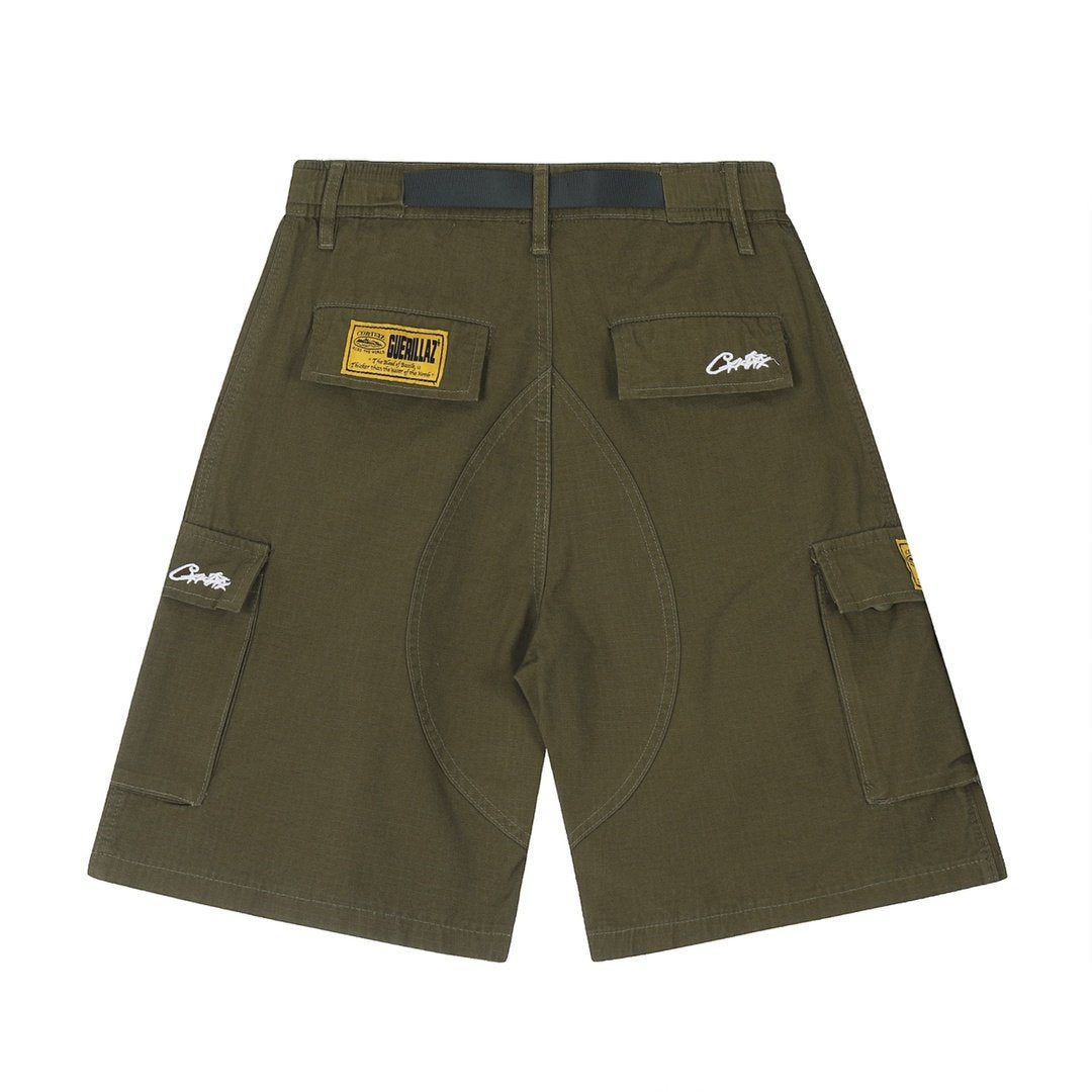 Corteiz Grüne Cargo Shorts: Stylish, Bequem & Funktionell für Streetwear-Looks