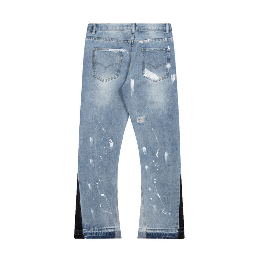 Gallery Dept. Künstlerische Handbemalte Denim Jeans – Einzigartiger Streetwear Look