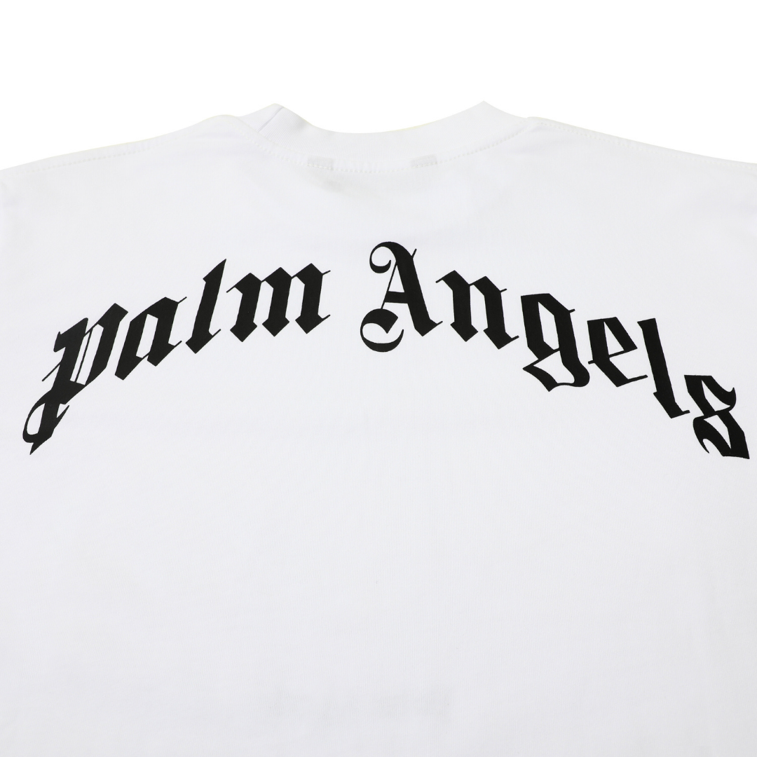 Luxuriöses Palm Angels Bären-Grafik T-Shirt Hochwertige Baumwolle Streetwear Mode Shirt
