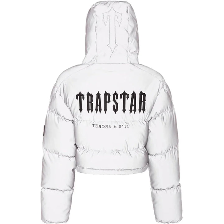 Trapstar Damen Decoded 2.0 Kapuzenjacke Grau Reflektierend Urban Style