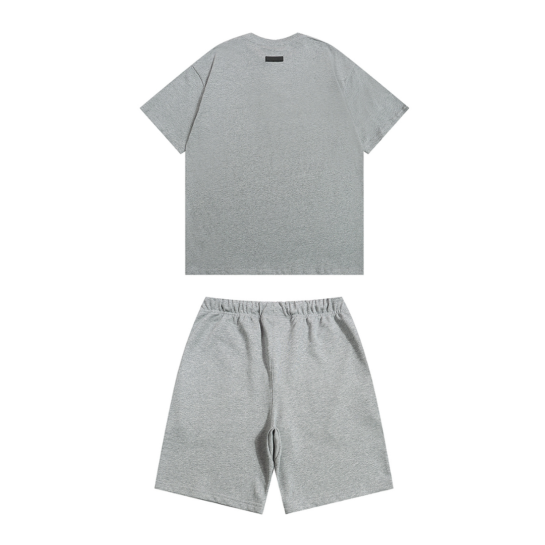 Essentials Fear of God Minimalistisches Kurzarm-Set: Bequeme Streetwear für Herren