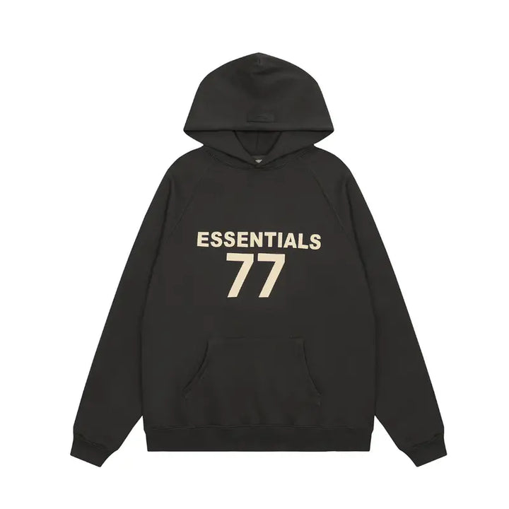 Essentials Fear of God '77' Unisex Kapuzenpullover – Luxuriöser Komfort, Oversized Fit