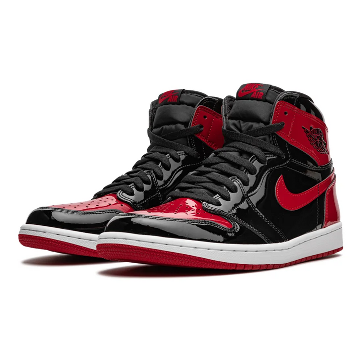 Air Jordan 1 Retro High OG 'Patent Bred': Glänzender Klassiker in Rot-Schwarz