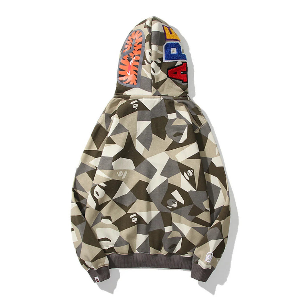 Exklusiver BAPE Streetwear Hoodie – Japanisches Designer-Statement für Einzigartigen Stil