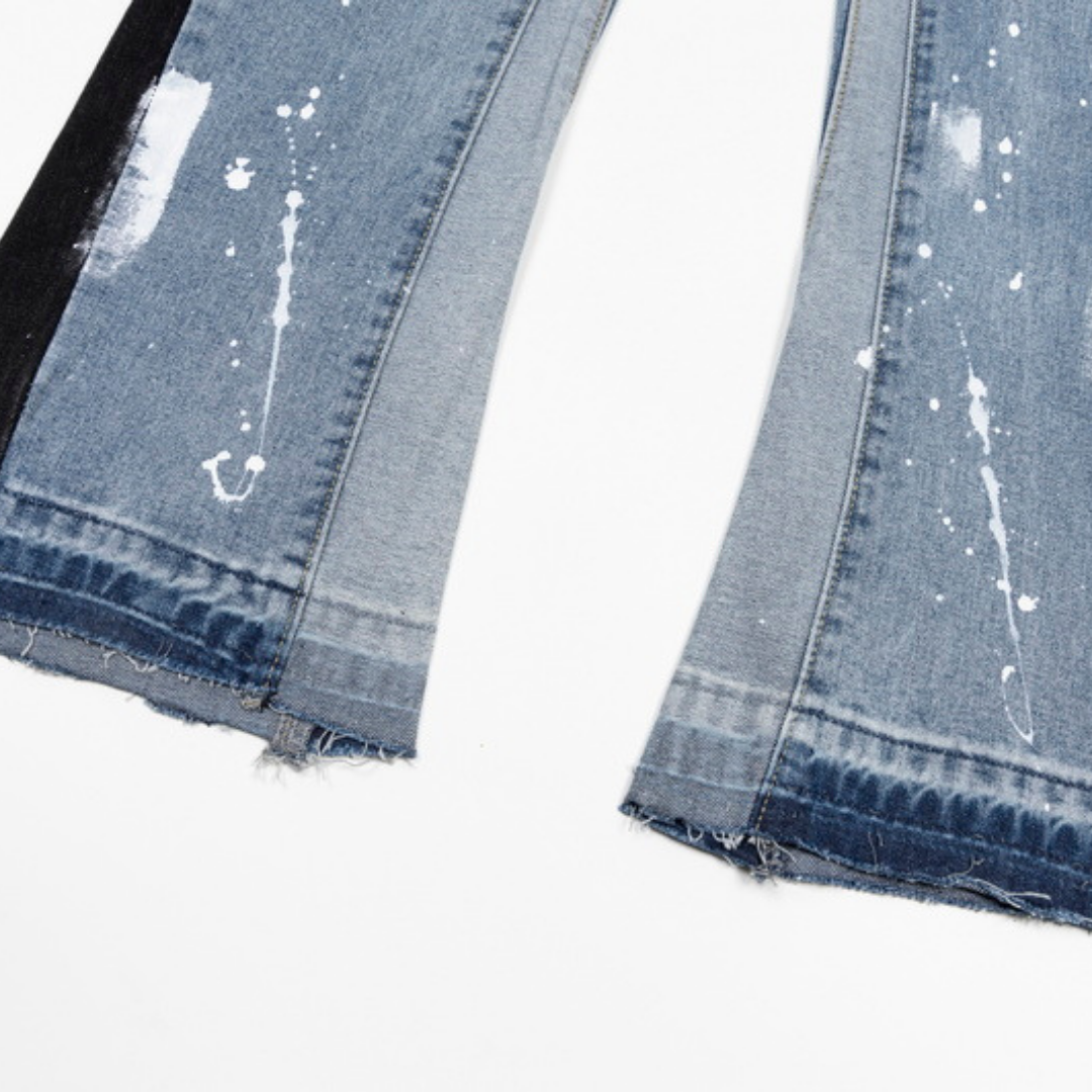 Gallery Dept. Künstlerische Handbemalte Denim Jeans – Einzigartiger Streetwear Look