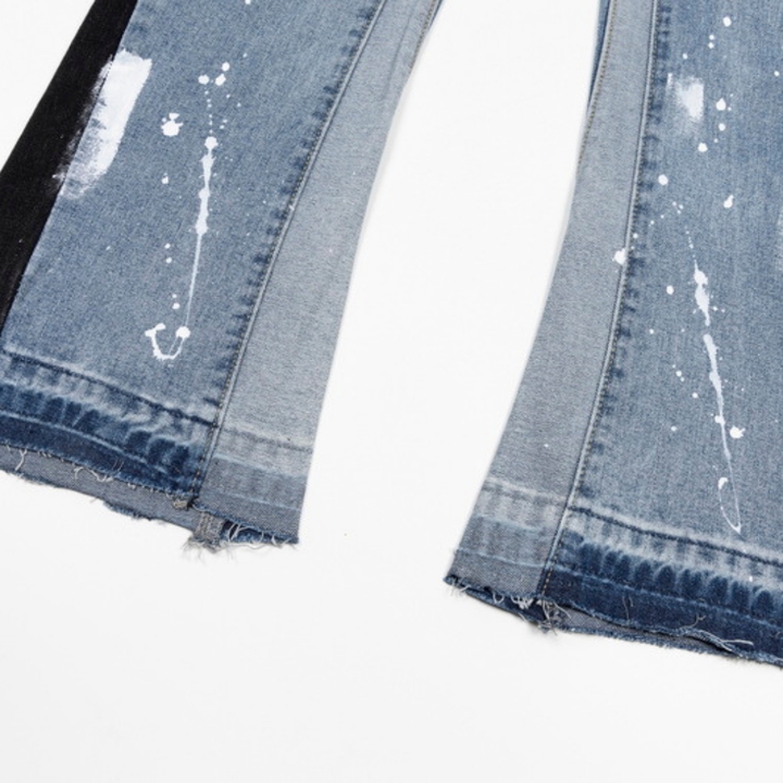 Gallery Dept. Künstlerische Handbemalte Denim Jeans – Einzigartiger Streetwear Look