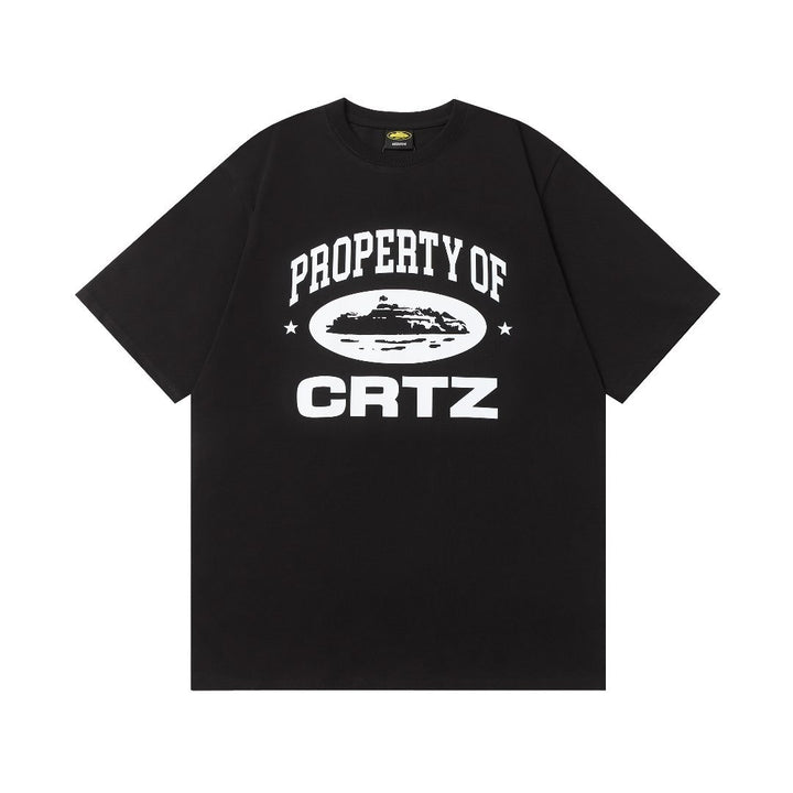 Corteiz Premium Logo T-Shirt Urban Streetwear Design Hochwertige Baumwolle Unisex