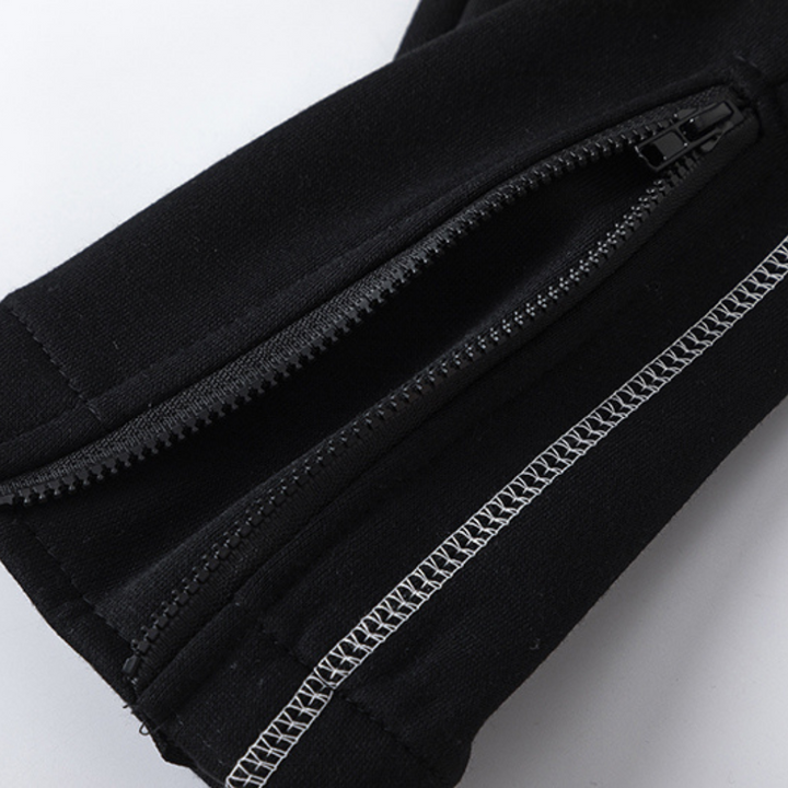 Trapstar Irongate Arch Chenille Trainingsanzug Schwarz Rot Luxuriöser Streetwear
