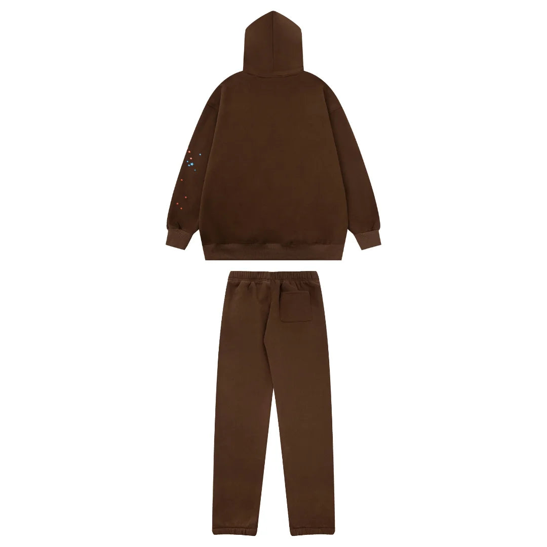 SP5DER Premium Streetwear Trainingsanzug Herren Damen Modisch Komfortabel Sportlich Freizeit-Set