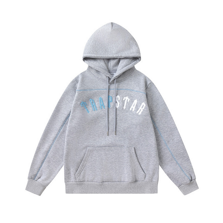 Trapstar Irongate Arch Ice Chenille Trainingsanzug Grau – Luxuriöser Freizeit-Zweiteiler Herren