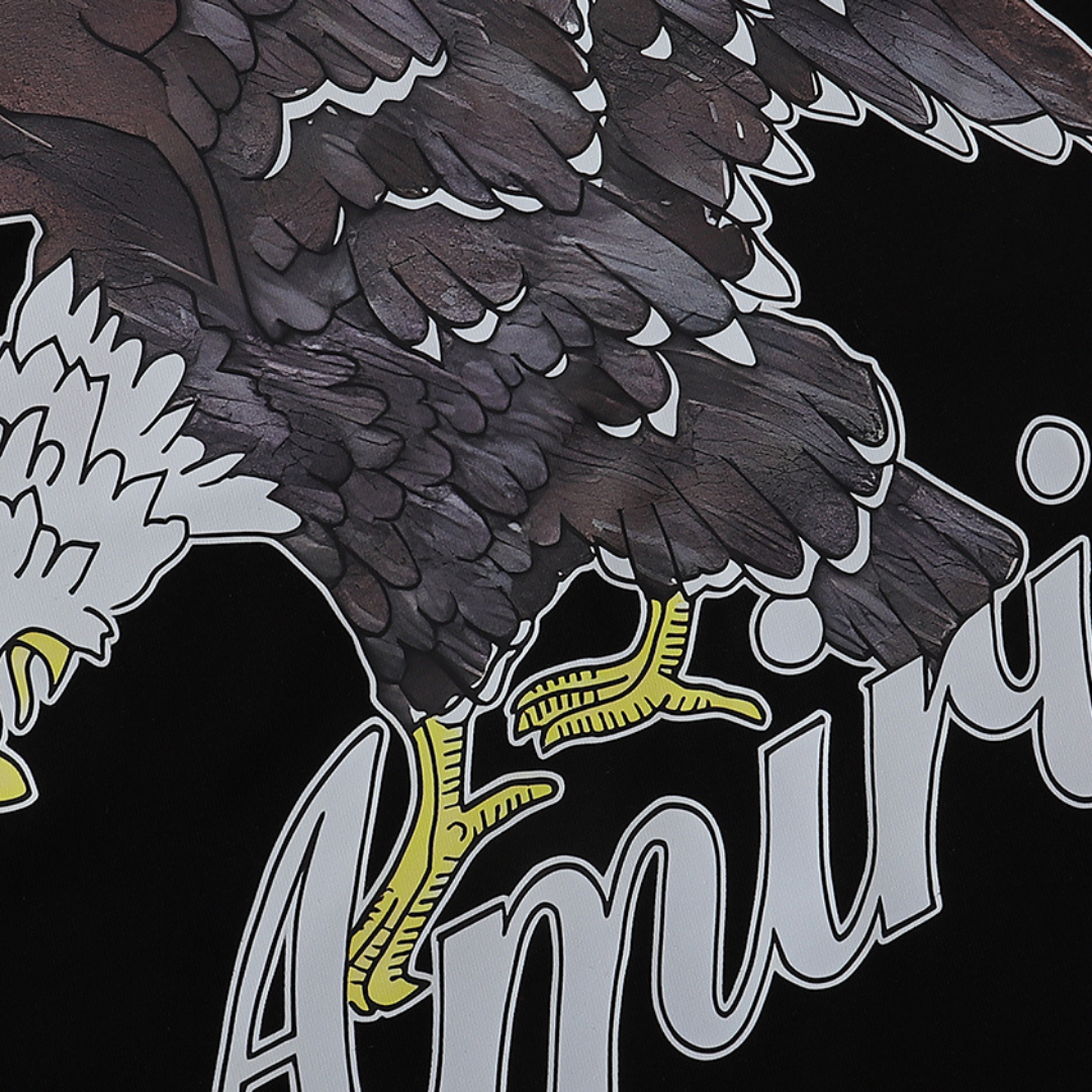 Exklusives Amiri Adler T-Shirt: Luxuriöses Designer-Shirt für den stilbewussten Mann