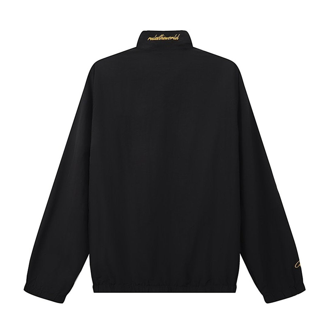 Corteiz Schwarz-Gelber Trainingsanzug Set: Stylischer Streetwear Freizeitanzug für Herren