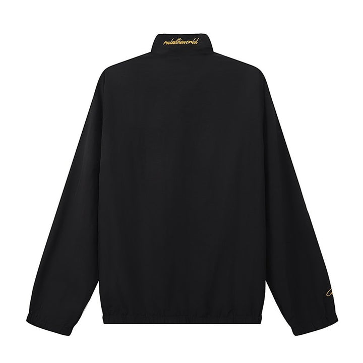 Corteiz Schwarz-Gelber Trainingsanzug Set: Stylischer Streetwear Freizeitanzug für Herren
