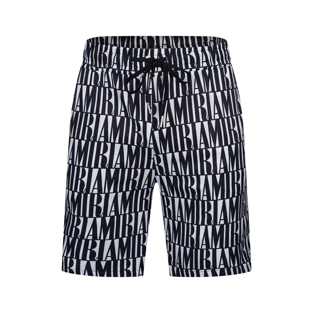 Luxuriöses Amiri Jacquard Kurzset Herren Freizeitanzug Stylisch Bequem Sommer Outfit