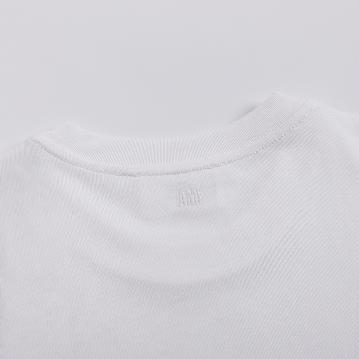 AMI Paris Unisex Designer T-Shirt – Hochwertige Baumwolle mit Herz-Logo