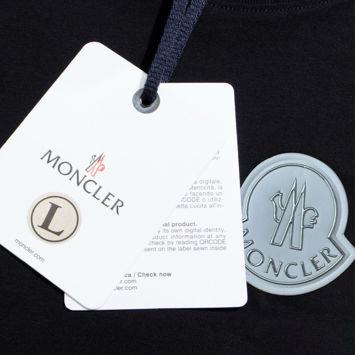 Moncler Luxuriöses T-Shirt Herren – Hochwertiges Baumwoll-Monogramm-Design für Stil
