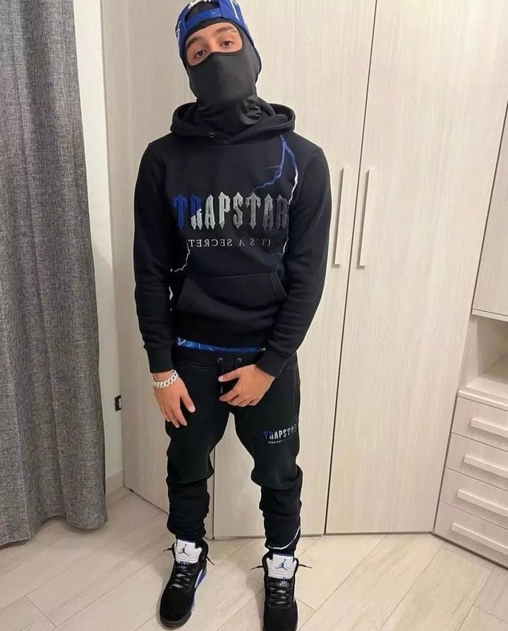 Trapstar Secret Decoded 2.0 Schwarzer Trainingsanzug – Stilvoll, Bequem, Urban