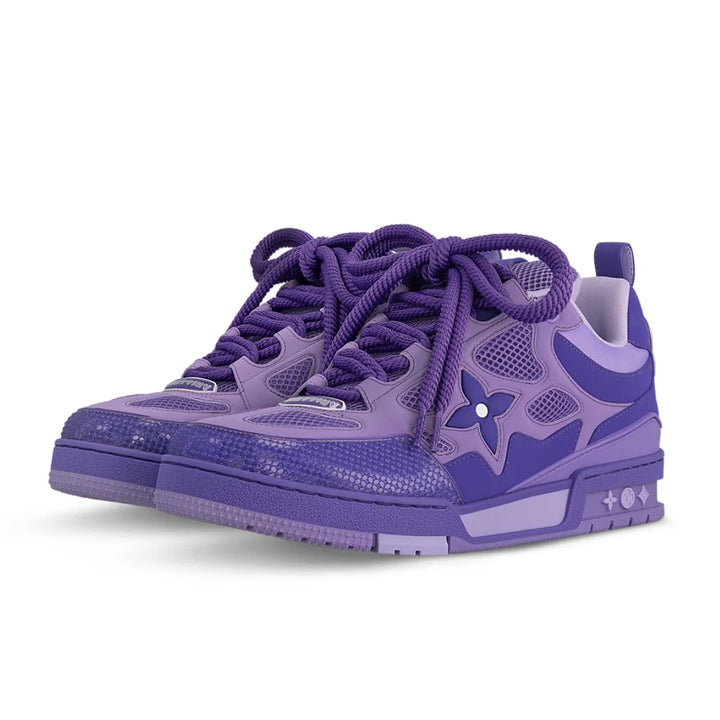 Luxuriöse Louis Vuitton Skate Sneaker Lila – Stilvoller Komfort für Fashionistas