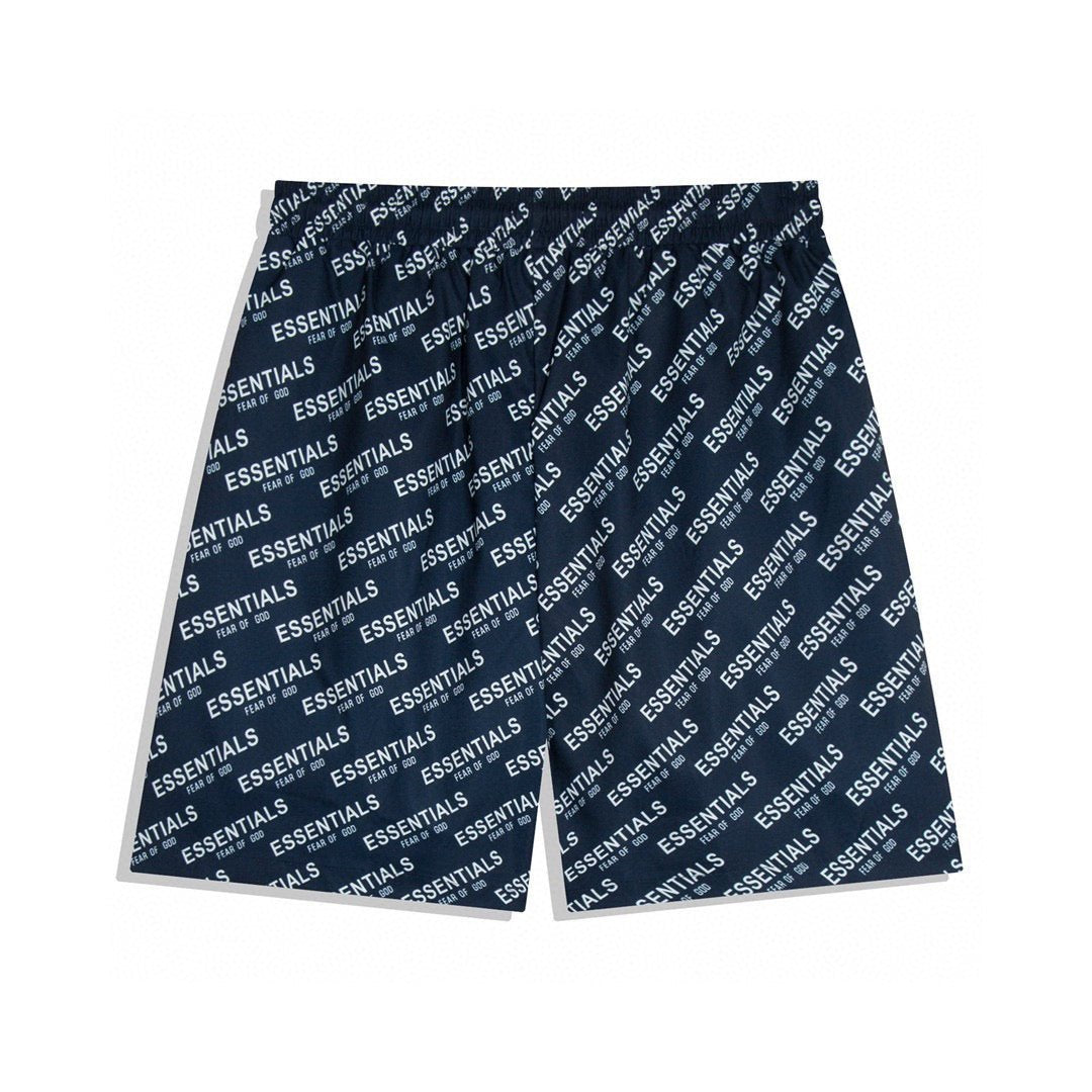 Essentials Fear of God Marineblaue Komfort-Shorts: Stilvolle Streetwear für Herren