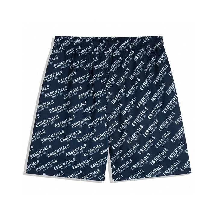 Essentials Fear of God Marineblaue Komfort-Shorts: Stilvolle Streetwear für Herren