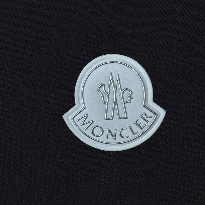 Moncler Luxuriöses T-Shirt Herren – Hochwertiges Baumwoll-Monogramm-Design für Stil
