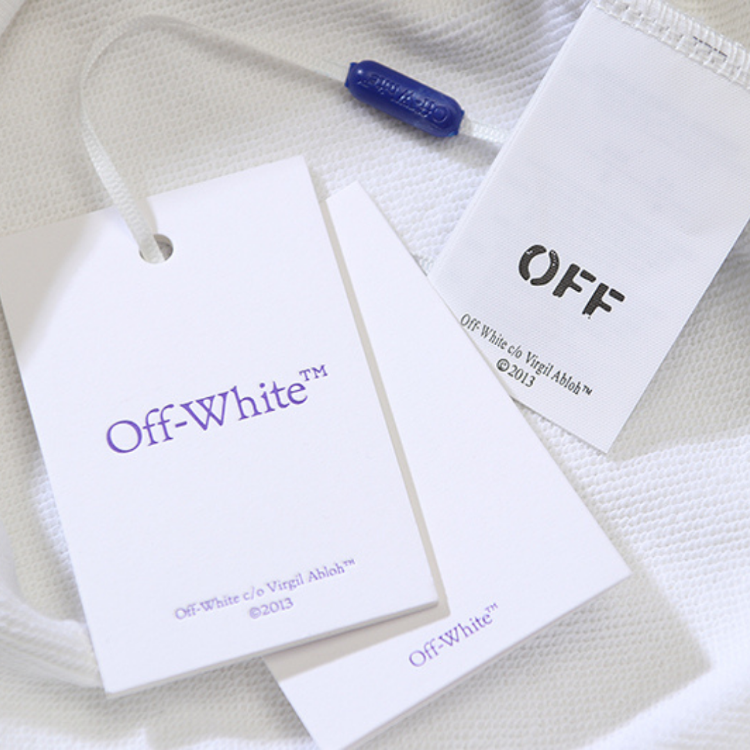 Off-White Monogramm Hoodie: Luxuriöser Streetwear-Pullover für Herren, Schwarz, Baumwolle