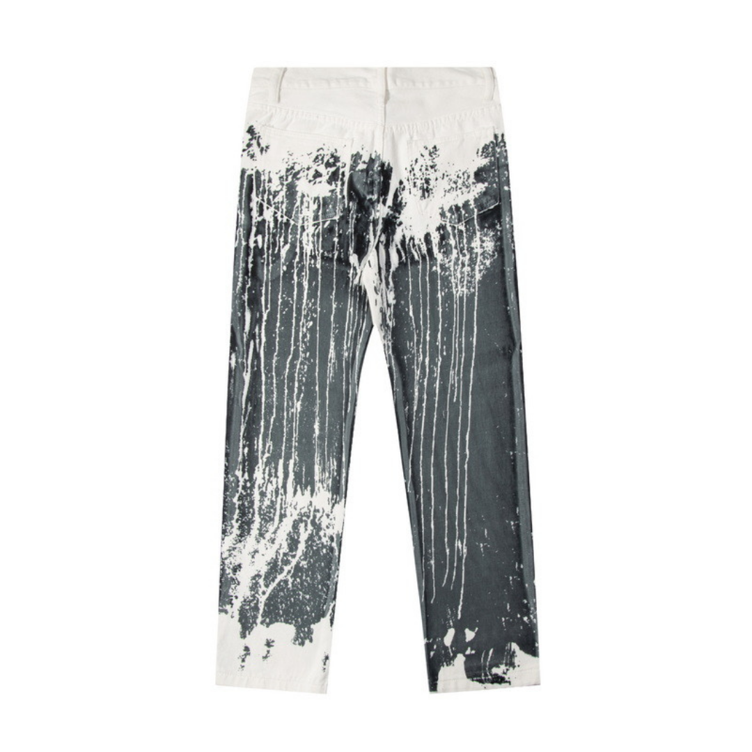 Gallery Dept. Handbemalte Denim Jeans – Einzigartiger Streetwear-Look für Ihn