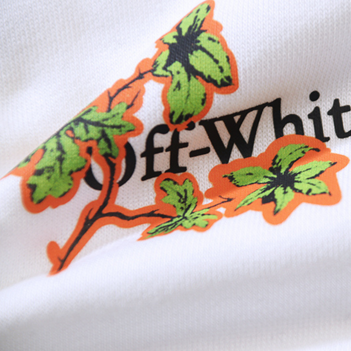 Off-White Monogramm Hoodie: Luxuriöser Streetwear-Pullover für Herren, Schwarz, Baumwolle