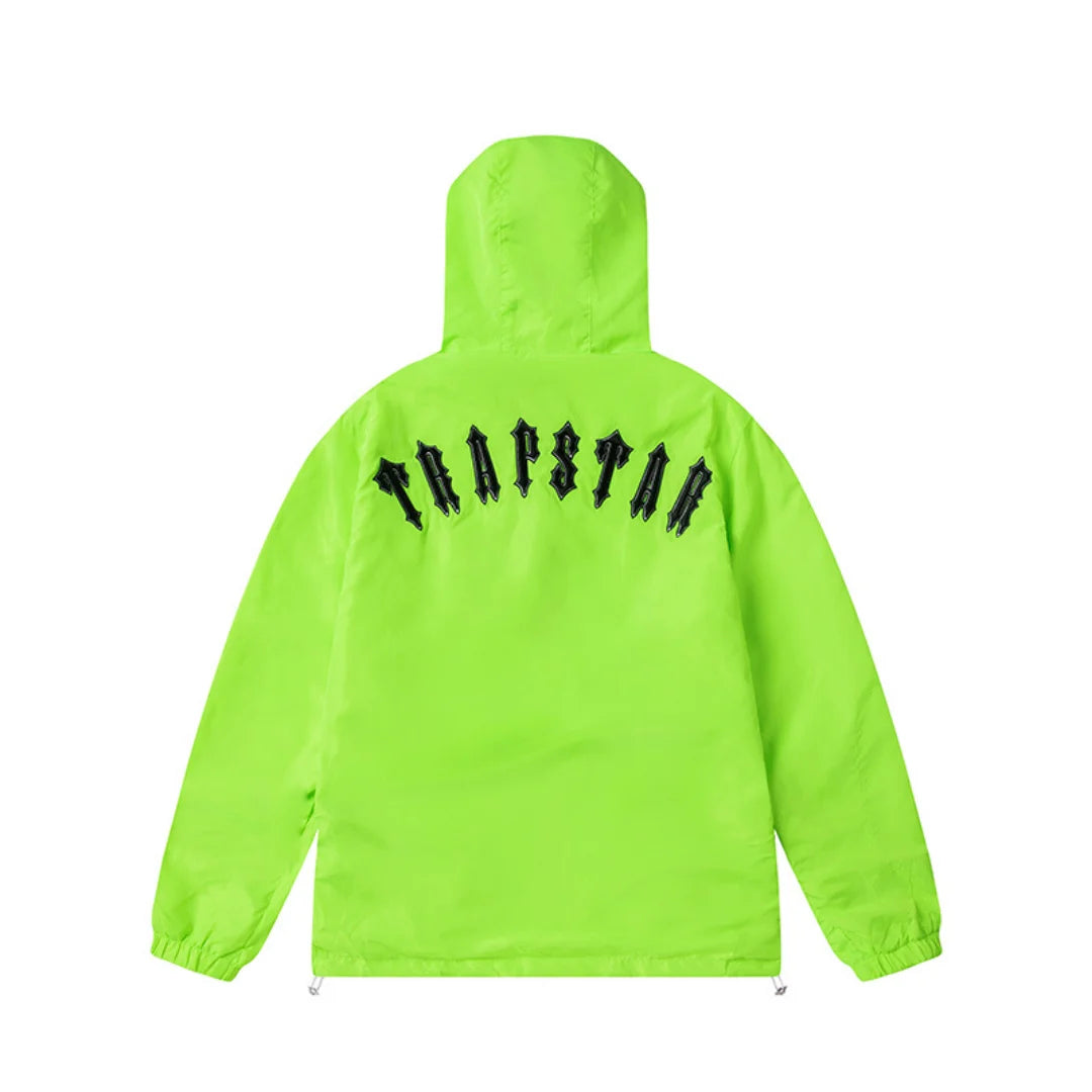 Trapstar Irongate Grüner T Windbreaker – Stilvolle leichte Streetwear Jacke für Herren