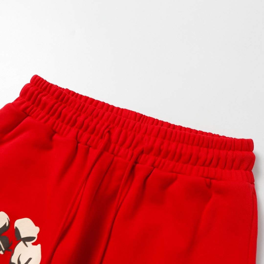 Denim Tears Kaktus Rot Trainingsanzug Set – Stylischer Komfort für Streetwear Liebhaber